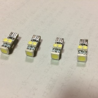 一度のみ使用 LEDメーターバルブ  ホワイト ４個セット
