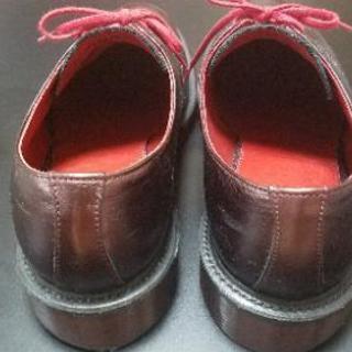 1990s 565 BLACK DENIM LOOSE FIT-Dr.Martens 1461CHERRYRED★made in England