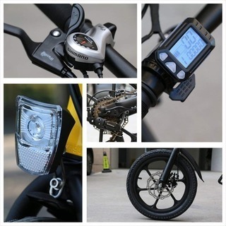 16インチ折りたたみ電動アシスト自転車 シマノ6段変速