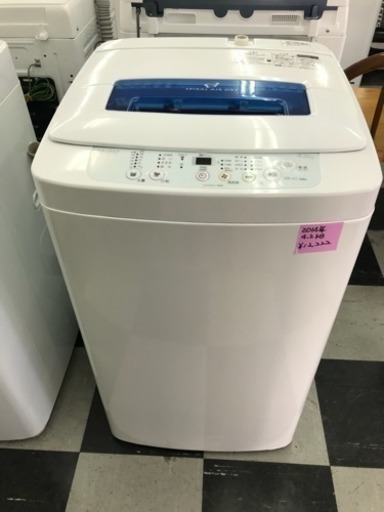 Haier ハイアール全自動電気洗濯機 4.2kg JW-K42H 2014年製