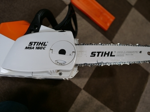 STIHL スチール MSA 160C バッテリー式 コードレス チェーンソー バッテリー 充電器 セット おまけあります。 数回使用の美品