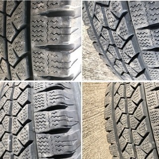 群馬県前橋市発★6穴アルミ付スタッドレスタイヤ195/80R15 ブリザックVL1 4本セット