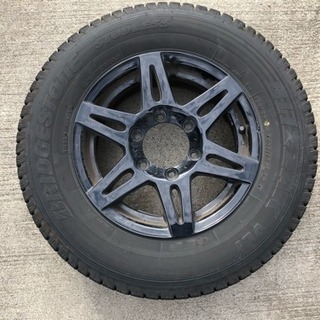 群馬県前橋市発★6穴アルミ付スタッドレスタイヤ195/80R15 ブリザックVL1 4本セット