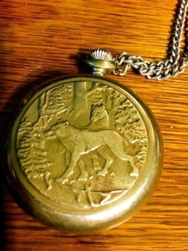 激レア！モルニヤ molnija 懐中時計 アンティーク 動品 手巻き 狼