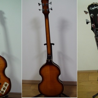 バイオリン（ビオラ）ベース☆Epiphone ☆希少☆ギグバック付