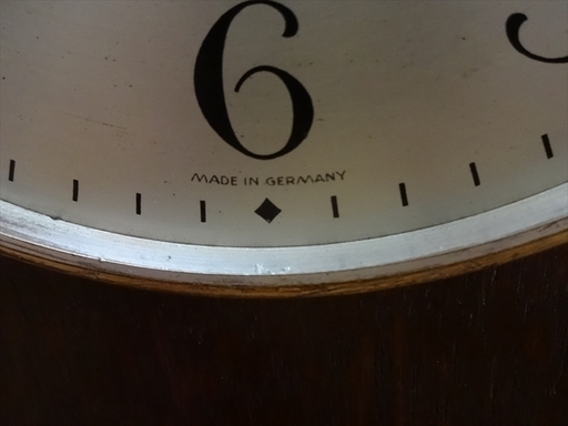 □アンティーク ゼンマイ式 置時計 MADE IN GERMANY 置き時計 antique