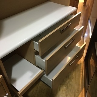 美品 ニトリ 2面レンジボード ビゼン120 北欧デザイン