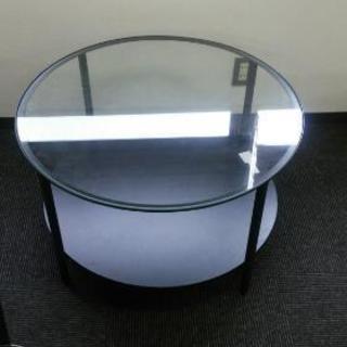 【終了】ガラスのサイドテーブル