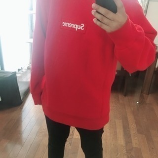 シュプリーム 15aw ボックスロゴ 赤スウェット まつ 行田のトレーナー メンズ の中古 古着あげます 譲ります ジモティーで不用品の処分