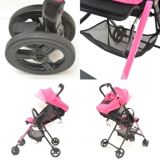 208370 コンビ combi F2plus ジンジャーピンク ベビーカー