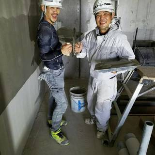 左官工 左官見習い