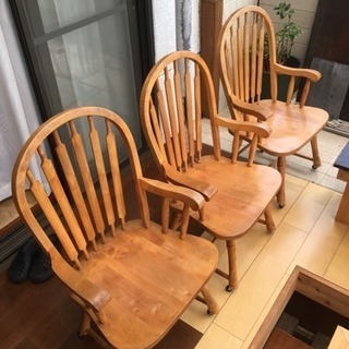 木製の椅子 イス 6脚セット