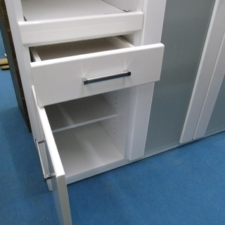 札幌市 ニトリ キッチンカウンター 120cm幅 エナメル 白/ホワイト