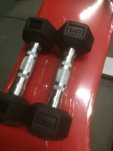ラバーヘックスダンベル 20kg 2個 20kgダンベル✖️2個 ヘックス