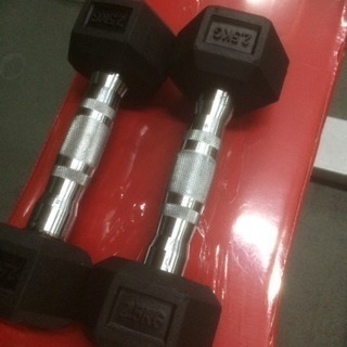 ラバーヘックスダンベル 20kg 2個