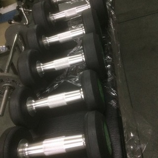 ラバーラウンドダンベル 4セット