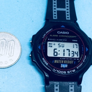 電池交換済(Q2)カシオ　デジタルスポーツウォッチメンズ腕時計 ...