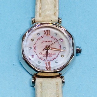電池交換済(Q3)J-AXIS　ピンクゴールドレディース腕時計 ...