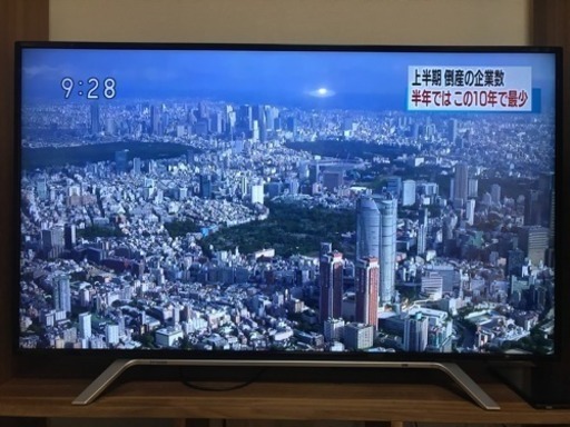 東芝テレビ REGZA 49z700x タイムシフト録画機能付 37800円