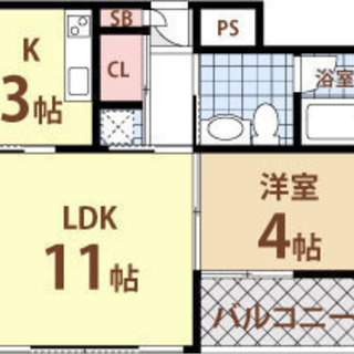 「谷町四丁目」歩3分  家賃68000円　共益費5000円　34.04㎡の画像