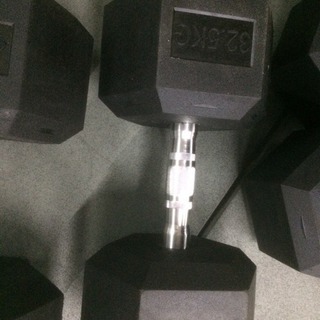 ラバーヘックスダンベル  15kg   2個
