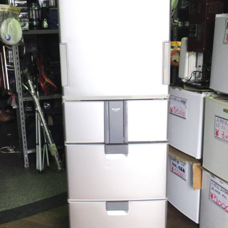 ★☆大特価☆★SHARP シャープ 冷蔵庫 両開き 自動製氷 412Ｌ SJ-WS41P-S 2008年製 中古