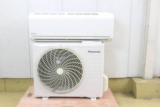 U016）パナソニック ルームエアコン CS-J255C-W インバーター冷暖房除湿タイプ ナノイー搭載 8～10畳 2015年製