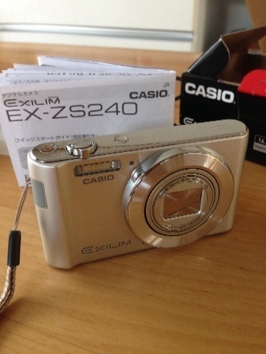 ほぼ新品 デジカメ Casio Ex Zs240 U S 本八幡のカメラ デジタルカメラ の中古あげます 譲ります ジモティーで不用品の処分