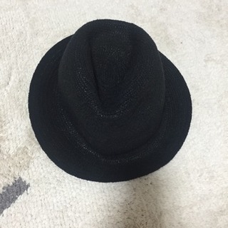 麦わら帽子(黒)