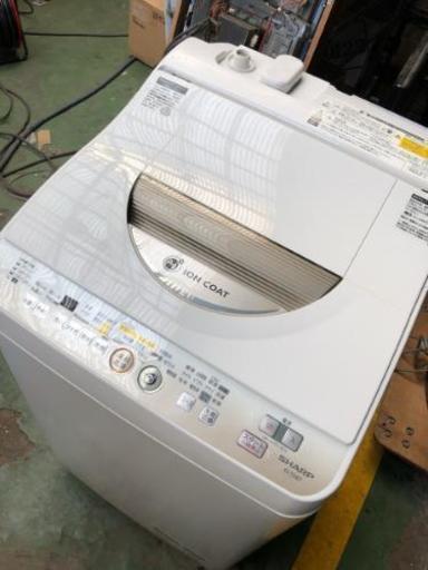 SHARP 5.5kg 全自動電気洗濯機 ES-T55E7-N 2011年製