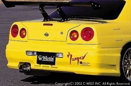 ER34 セダン BOMEXリアバンパー スカイライン R34 イーストベアー リア