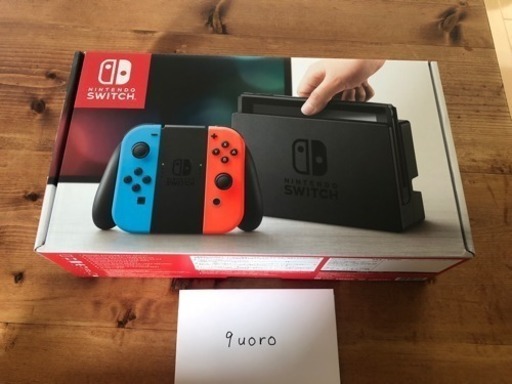 【新品未開封・H30/7/10納品書付き】Nintendo Switch 本体 Joy-Con(L) ネオンブルー/(R) ネオンレッド