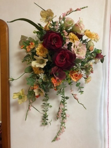 アートフラワー  豪華なバラ等のブーケ