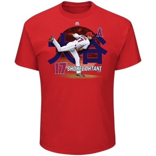 エンジェルス大谷翔平選手イラスト入りTシャツ