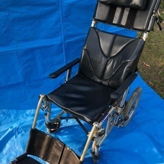 カワムラ社製 中古リクライニング車椅子 黒 日本製