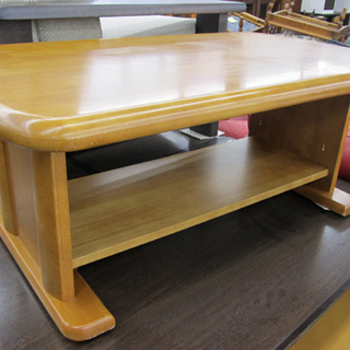 ソファ用センターテーブル 木製 105×60cm 西宮の沢