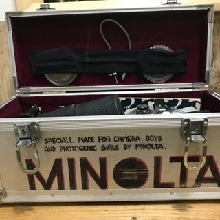 MINOLTA クラシックカメラ二台 他レンズ・付属品セット