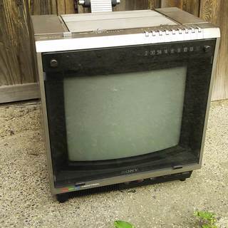 SONY製木製ブラウン管テレビ(TVC-340) 昭和レトロ家電 骨董品