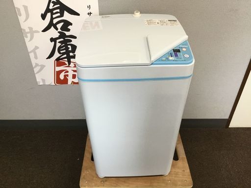 現状品！Haier 全自動電気洗濯機 3.3kg JW-K33F 13年製 ハイアール 白 ブルー