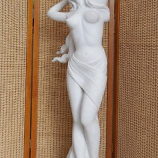 大理石 彫刻 女性像 裸像 全長120cm 重量有 西洋オブジェ インテリア 美術品 南12条店 札幌市 中央区 大理石 彫刻 女性像 裸像 全長120cm 重量有 西洋オブジェ インテリア