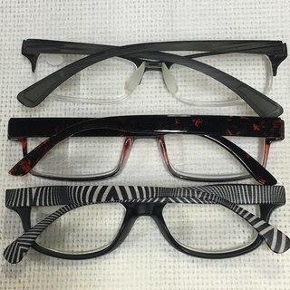 【未使用・保管品】 老眼鏡　+3.0　3個セット　ダルトン　リー...