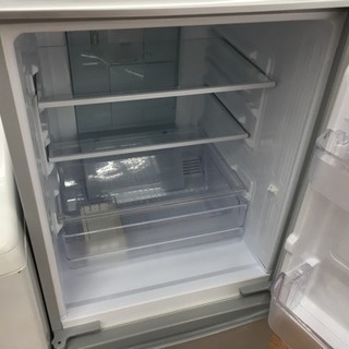 保証付!シャープ 2ドア冷蔵庫 - 所沢市