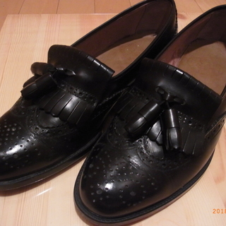 黒色の革靴25.5cm