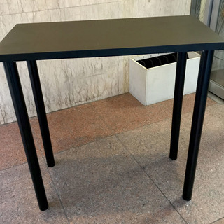 カウンターフリーバーテーブル ブラック90cm×45cm