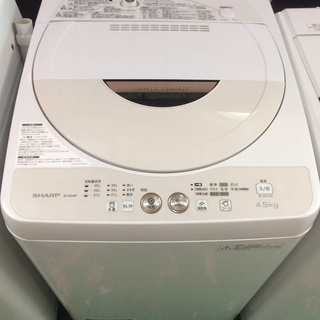 【送料無料・設置無料サービス有り】洗濯機 2015年製 SHARP ES-GE45P-C 中古
