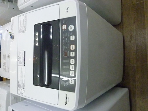 R 中古 ハイセンス 全自動洗濯機 5.5kg HW-T55A 2016年製