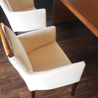 広さたっぷり　ダイニング テーブル2100mm/ダイニングチェア ４脚セット クレス AMMODO COUNTER 展示品