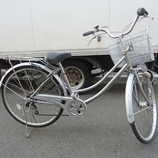 札幌 自転車 ママチャリ アウトレット 26インチ 6段変速 切替  