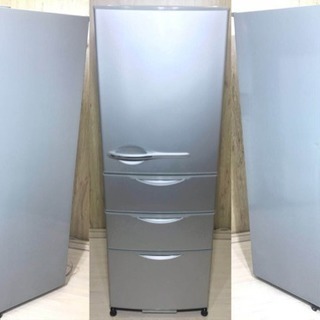 ★ SANYO 4ドア冷蔵庫 355L 人気タイプ！設置無料、送料無料地域あり♪