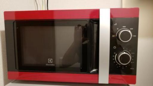 終了 2x 電子レンジ 赤黒でスタイリッシュ どむどむ 渋谷のキッチン家電 電子レンジ の中古あげます 譲ります ジモティーで不用品の処分